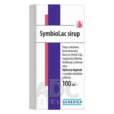 GENERICA spol. s r.o. GENERICA SymbioLac sirup 1x100 ml 100 ml