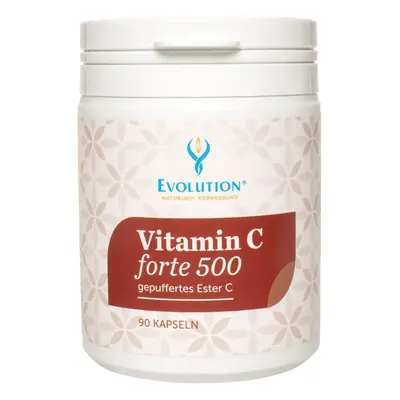 Evolution Vitamin C FORTE 500 - pufrovaný (90 rostlinných kapslí) 84 g