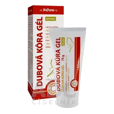 MedPharma, spol. s r.o. MedPharma DUBOVÁ KŮRA GEL Natural 1x75 g 75 g