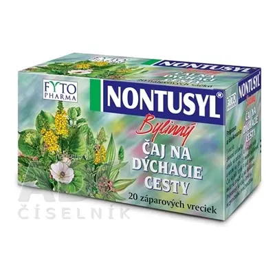 FYTOPHARMA, a.s. FYTO NONTUSYL Bylinný čaj na dýchací cesty 20x1,25 g (25 g) 20 x 1.25 g