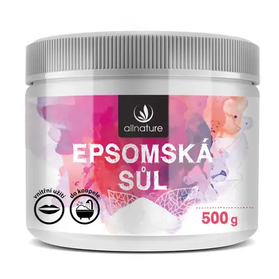 Allnature Epsomská sůl 500 g 500 g