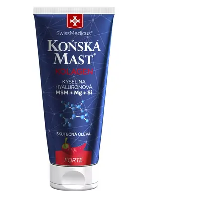 TOPVET Herbamedicus GmbH Koňská mast s kolagenem forte hřejivá 200 ml 200 ml