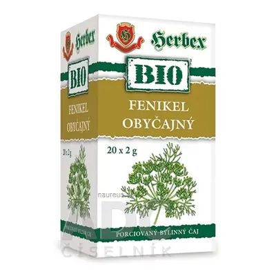 HERBEX spol. s r.o. HERBEX BIO FENYKL OBECNÝ bylinný čaj 20x2 g (40 g) 42g