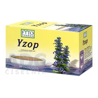 FYTOPHARMA, a.s. FYTO Yzop 20x1,5 g (30 g) 1.5 g