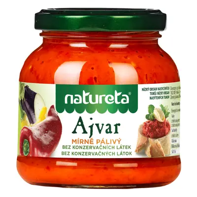 BIOLIENKA NATÍRKA Ajvar jemně pálivý 290g 290g