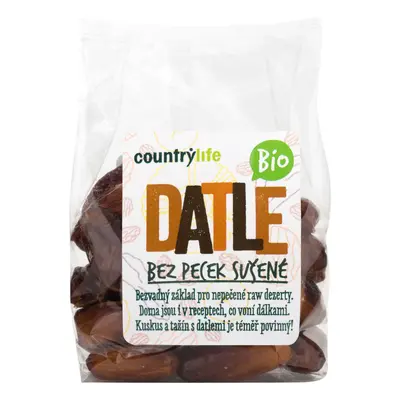 Country Life Datle sušené bez pecek 250 g BIO COUNTRY LIFE 250 g