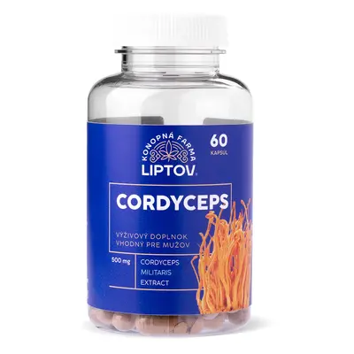 Konopná farma Liptov Cordyceps 60 ks