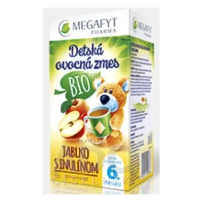 Megafyt Pharma s.r.o. MEGAFYT Dětská ovocná směs BIO JABLKO S inulin inov.2015, 20x2 g (40 g) 10