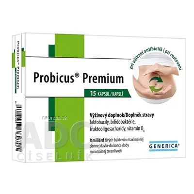 GENERICA spol. s r.o. GENERICA Probicus Premium cps 1x15 ks 15 ks