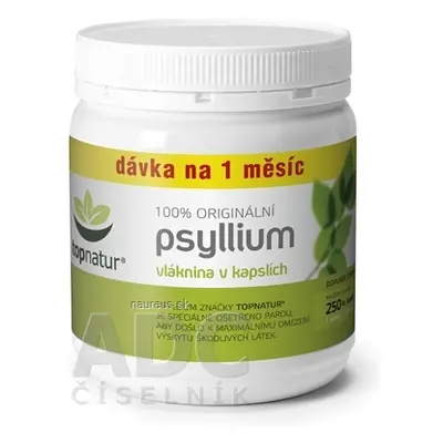 TOPNATUR s.r.o. topnatur PSYLLIUM vláknina cps 1x250 ks 250 ks