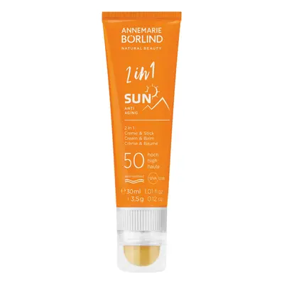 Annemarie Börlind 2v1 opalovací anti-aging krém a tyčinka SPF 50 30 ml