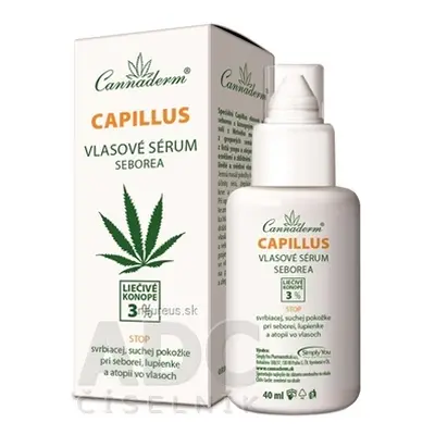 Simply You Pharmaceuticals a.s. Cannaderm Capillus - vlasové sérum seborea 1x40 ml 40 ml