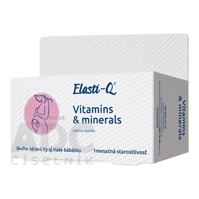 Simply You Pharmaceuticals a.s. Elasti-Q VITAMINS & MINERALS tbl 1x30 ks 30 ks