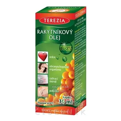 TEREZIA COMPANY s.r.o. TEREZIA RAKYTNÍKOVÝ OLEJ - 100% (inov.2020) kapky 1x30 ml 30ml