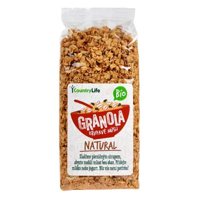 Country Life Granola - Křupavé müsli natural 350 g BIO 350 g