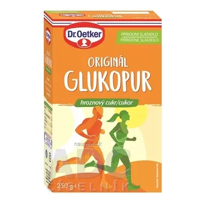 Dr.Oetker s.r.o. GLUKOPUR ORIGINÁL (hroznový cukr) - Dr.Oetker prášek, přírodní sladidlo 1x250 g