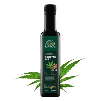 Konopná farma Liptov Liptovský konopný olej PREMIUM 250 ml 250ml