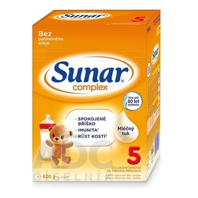 Semper AB Sunar Complex 5 mléčná výživa (od ukonč. 36. měsíce) (inov.2020) 1x600 g 600 g