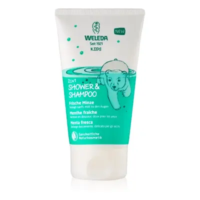 Weleda 2 v 1 sprchový krém a šampon Kouzelná máta 150 ml