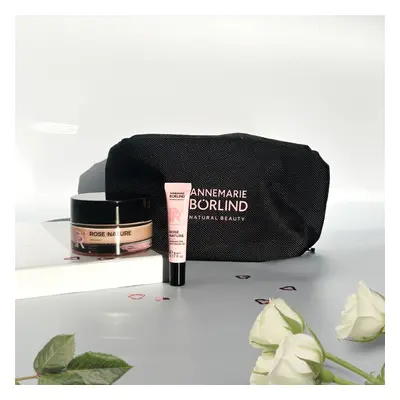 Annemarie Börlind Kosmetický set ROSE NATURE Supreme Glow lehký krém + Oční MINI ZDARMA 50 ml + 