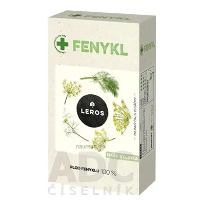 LEROS, s r.o. LEROS FENYKL - Plod bylinný čaj, nálevové sáčky (inov.2021) 20x1,5 g (30 g)