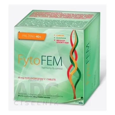 Onapharm, s.r.o. FytoFEM harmony & control tbl (pro ženu 40+) 1x90 ks 90 ks