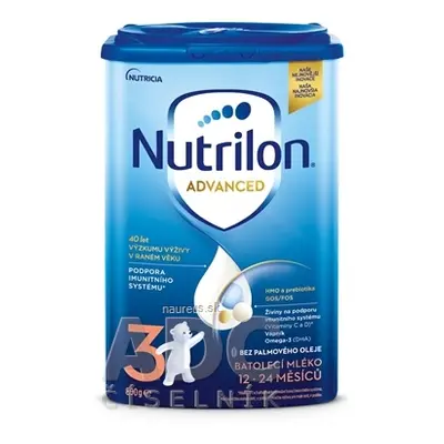 Nutricia Infant Nutrition Ltd. Nutrilon Advanced 3 batolecí mléčná výživa v prášku (12-24 měsíců