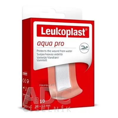 BSN Medical GmbH Leukoplast AQUA PRO náplast na rány, voděodolná, 38x63 mm (inov.2020 / 2021) 1x