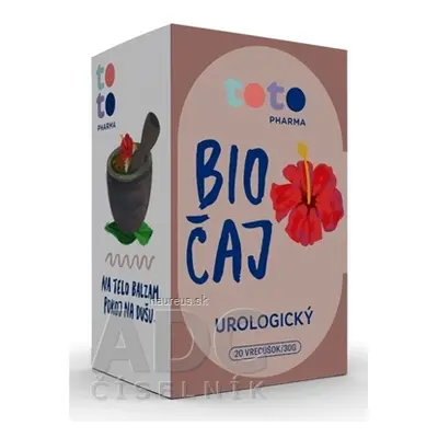 TOTO Pharma s.r.o. TOTO BIO ČAJ urologických bylinná směs, sáčky 20x1,5g (30 g)