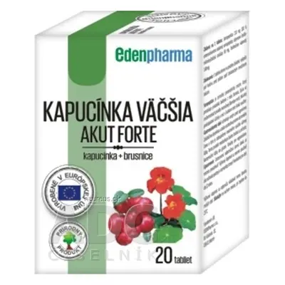 Ing. RNDr. Ivan Olejníček - MedinTerra EDENPharma LICHOŘEŘIŠNICE VĚTŠÍ AKUT FORTE tbl 1x20 ks 20