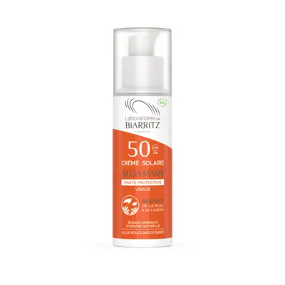 Laboratoires de Biarritz ALGA MARIS BIO mléko na opalování SPF50 100ml