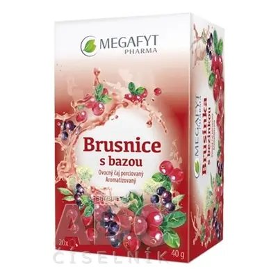 Megafyt Pharma s.r.o. MEGAFYT Brusinky s bezem ovocný čaj 20x2 g (40 g)