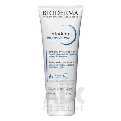 LABORATOIRE BIODERMA BIODERMA Atoderm Intensive eye krém oční 3v1 proti podráždění 1x100 ml 100 