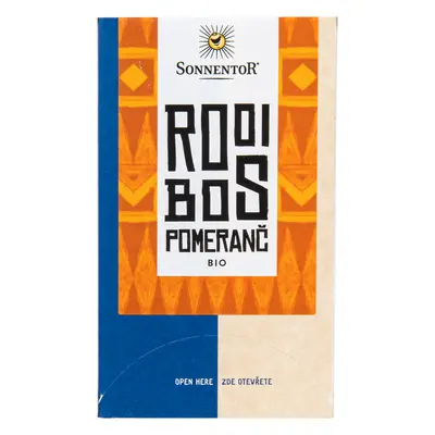 SONNENTOR Čaj rooibos pomeranč 32,4 g BIO SONNENTOR