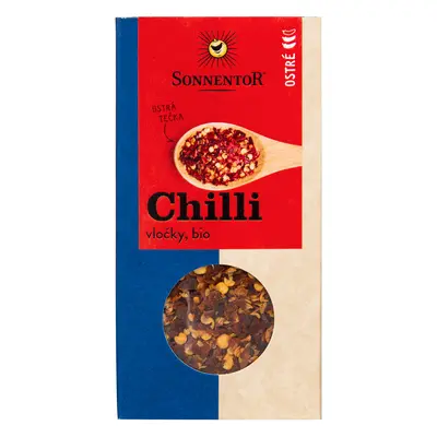 SONNENTOR Chilli vločky 45 g BIO SONNENTOR