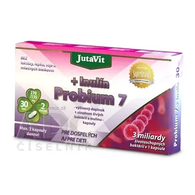 JuvaPharma Kft. JutaVit Probium 7 + Inulin cps 1x30 ks