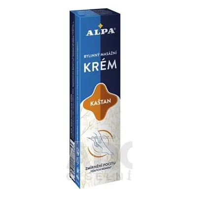 ALPA, a.s. ALPA KRÉM KAŠTAN bylinný masážní 1x40 g 40g