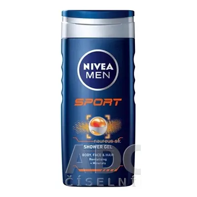 BEIERSDORF AG NIVEA MEN SPRCHOVÝ GEL SPORT 1x250 ml 250 ml