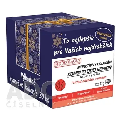 A S P s.r.o. asp BIOAKTIVNÍ KOLAGEN KOMBI SENIOR Vánoce nápoj v prášku, sáčky 30x17 g (510 g)