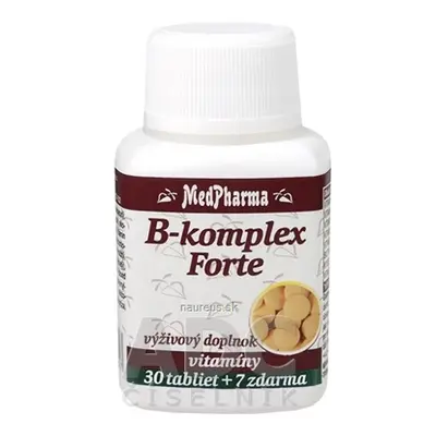 MedPharma, spol. s r.o. MedPharma B-komplex Forte tbl 30 + 7 zdarma (37 ks) 37 ks