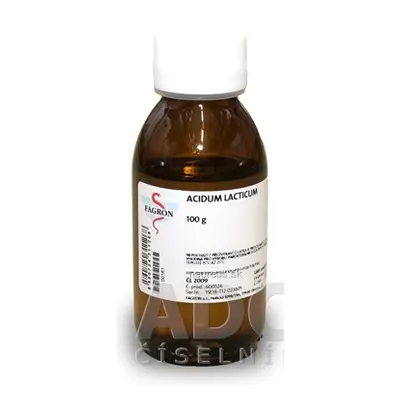 FAGRON a.s. Acidum lacticum - FAGRON v lahvičce 1x100 g 100g