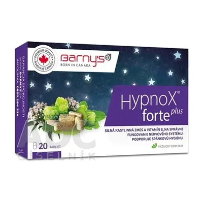 BioPol GN s.r.o. div. Pharma United Ltd. (CAN) Barnys Hypnox FORTE plus tbl 1x20 ks 20 ks