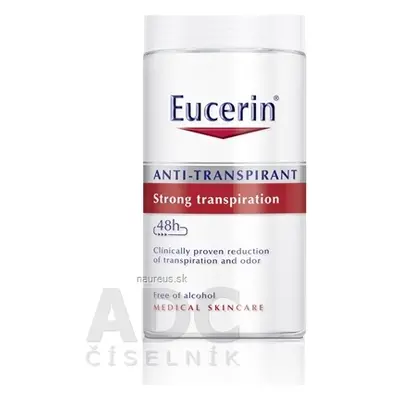 BEIERSDORF AG Eucerin Deo Kuličkový antiperspirant roll on 1x50 ml 50 ml