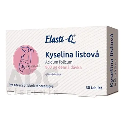 Simply You Pharmaceuticals a.s. Elasti-Q KYSELINA LISTOVÁ 800 mikrogramů tbl 1x30 ks 30 ks