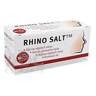 VLX International s.r.o. RHINO SALT sůl na výplach nosu sáčky 1x30 ks