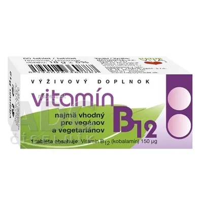 NATURVITA, a.s. Naturvita VITAMIN B12 tbl 1x60 ks 60 ks