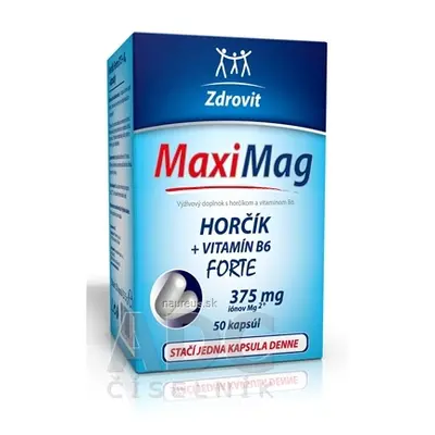 NP PHARMA Sp. z o.o. Zdrovit MaxiMag HOŘČÍK FORTE (375 mg) + VITAMIN B6 cps 1x50 ks 50 ks