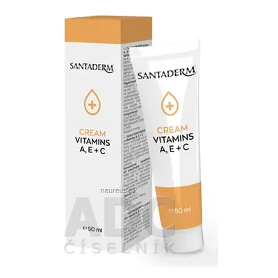 S.C.EMINVEST PHARMACEUTICALS S.R.L SANTADERM CREAM VITAMINS A, E + C krém s vitamíny na suchou a