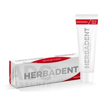 Herbadent s.r.o. HERBADENT Professional Bylinný gel na dásně s CLD (chlorhexidinem) 1x25 g 25g