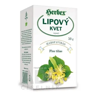 HERBEX spol. s r.o. HERBEX lipový květ sypaná droga (čaj) 1x50 g 50 g